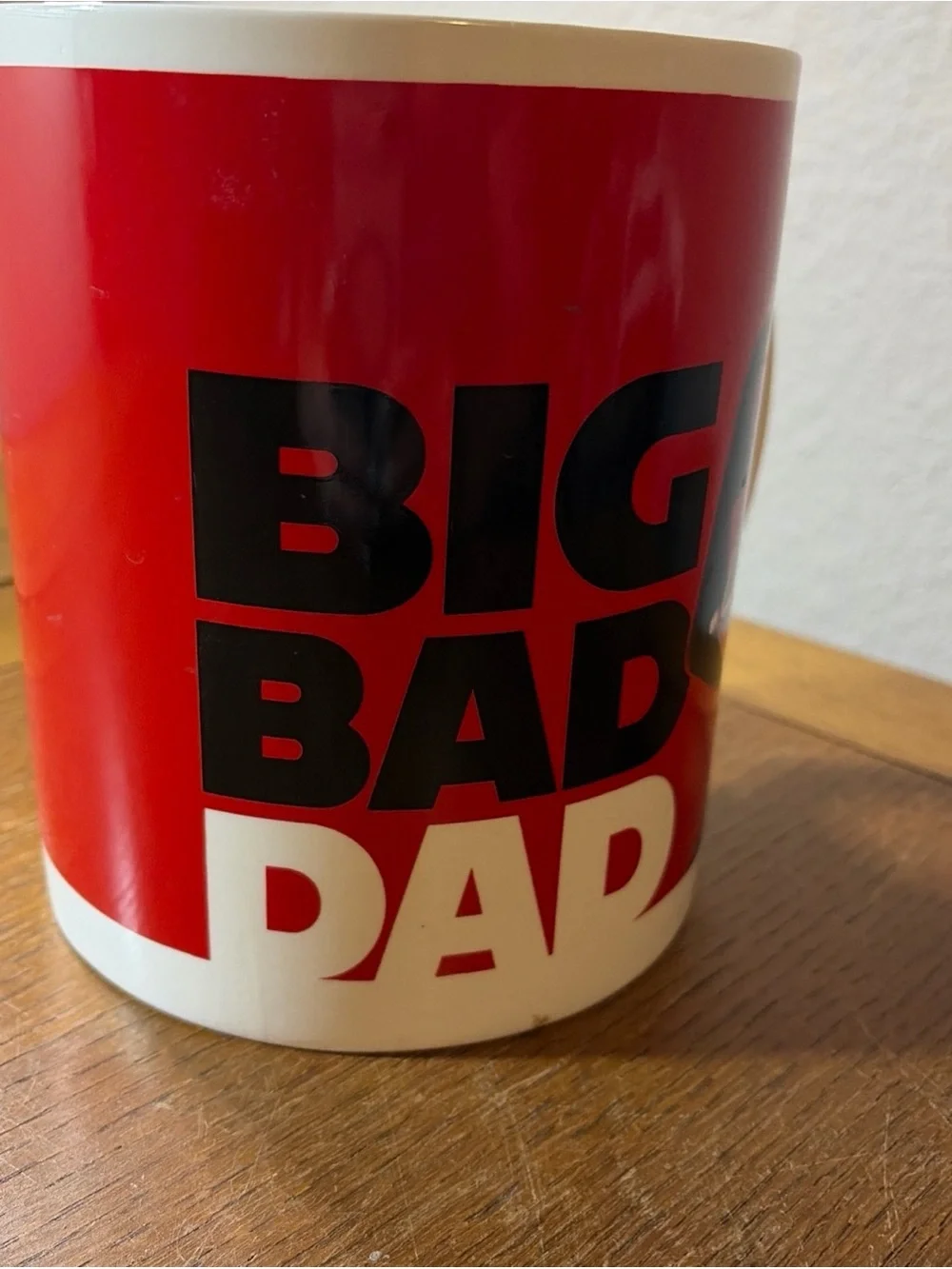 Hallmark Star Wars Coffee Mug Darth Vader Big Bad Dad Red Ceramic Lucasfilm BIG